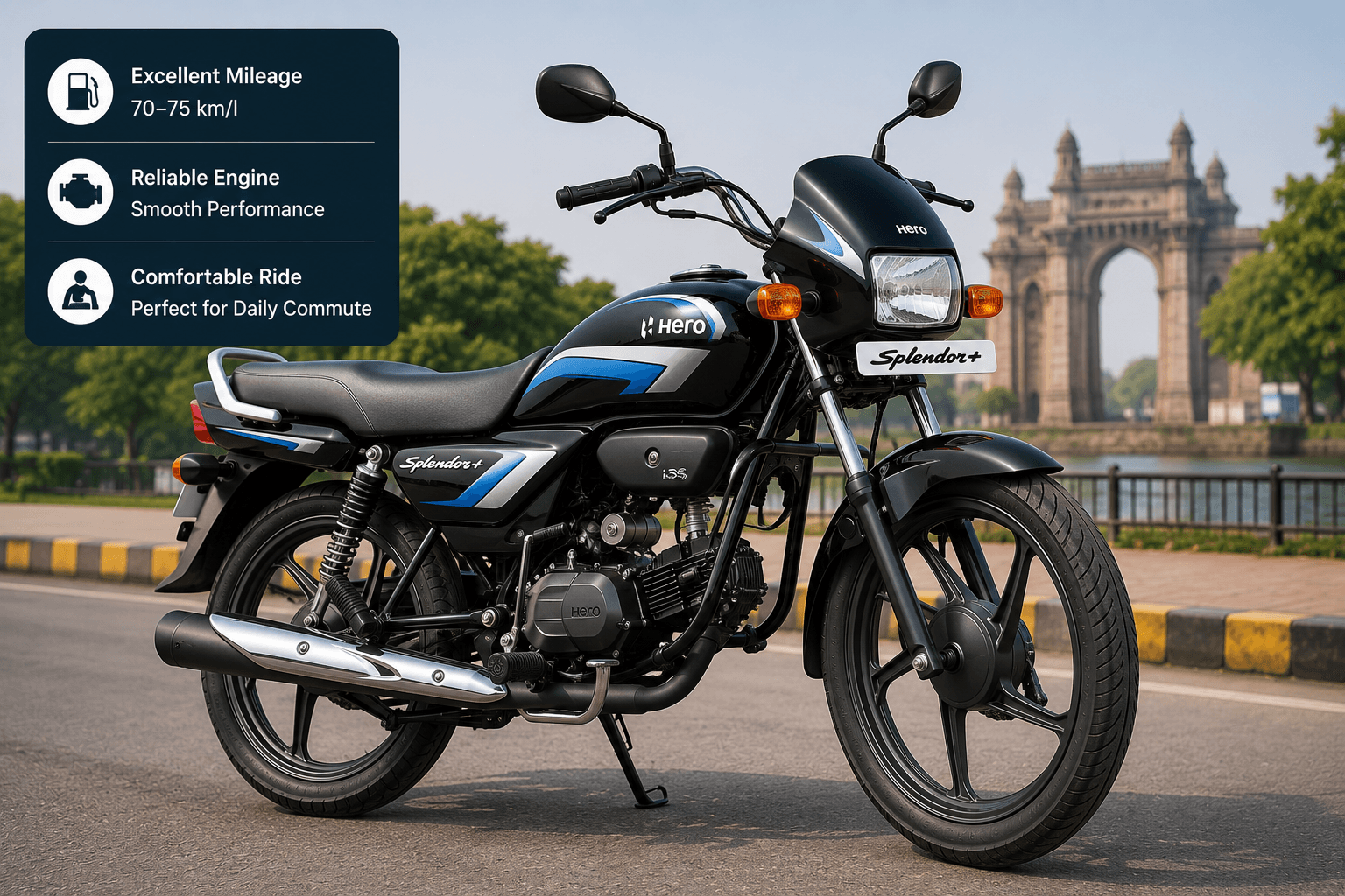 Hero Splender bike for rent in Warangal